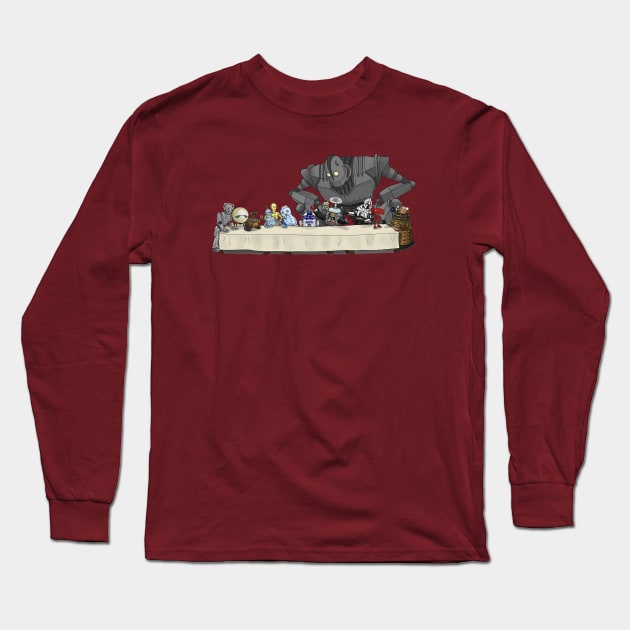 The Last Byte Long Sleeve T-Shirt by Space Penguin Studios 